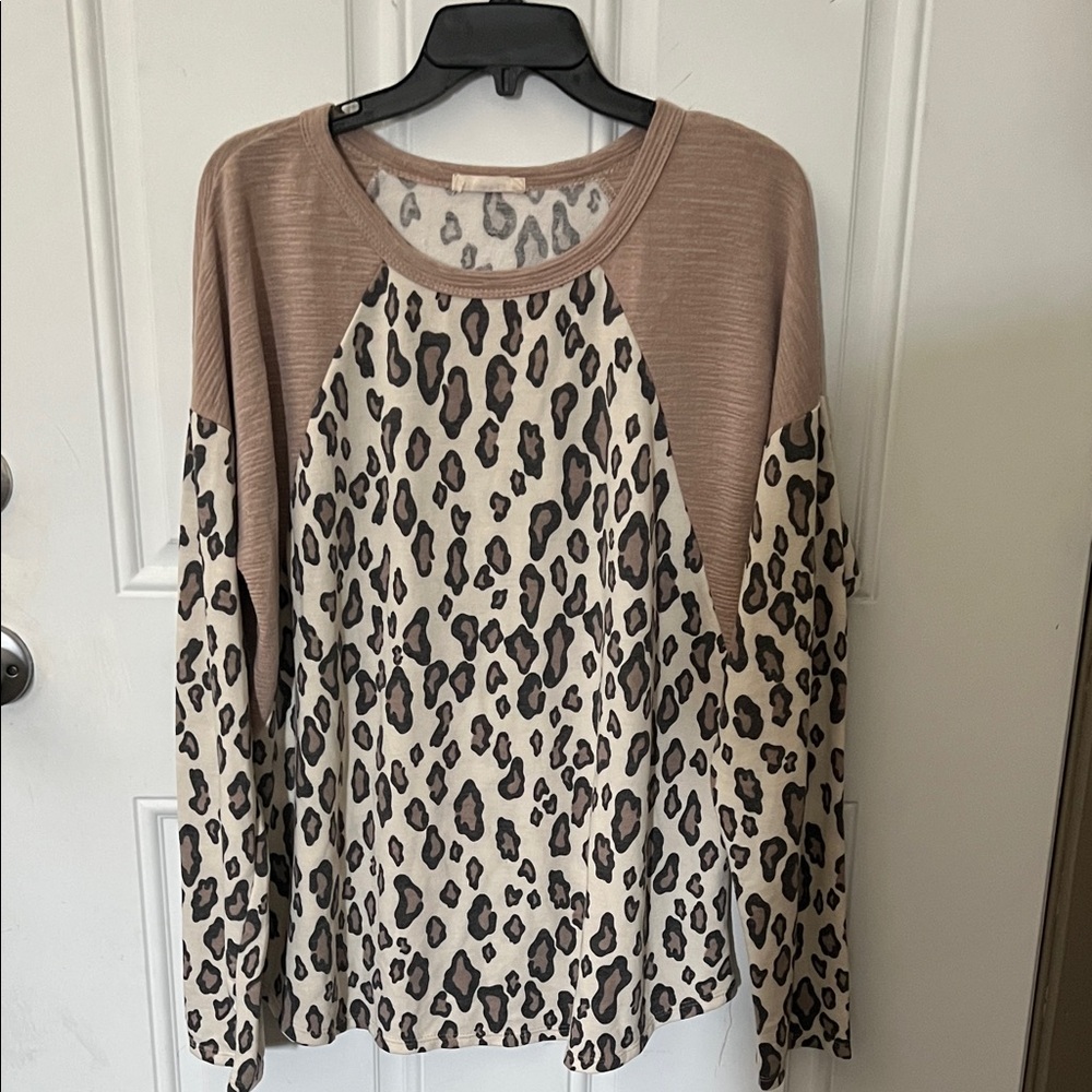 Leopard Print Women's Top